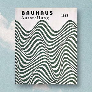 1923 Bauhaus canvas poster, BRAND NEW
